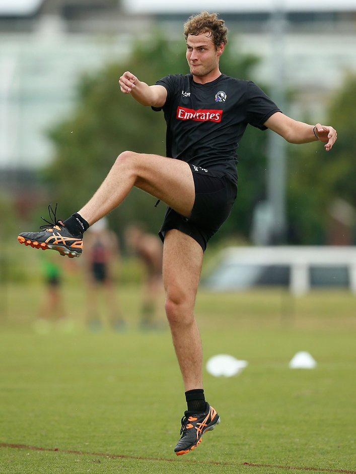 AFL 2015 Training - Collingwood 111115 Jarrod Witts was determined to remain a Magpie when trade speculation arose - ${keywords}